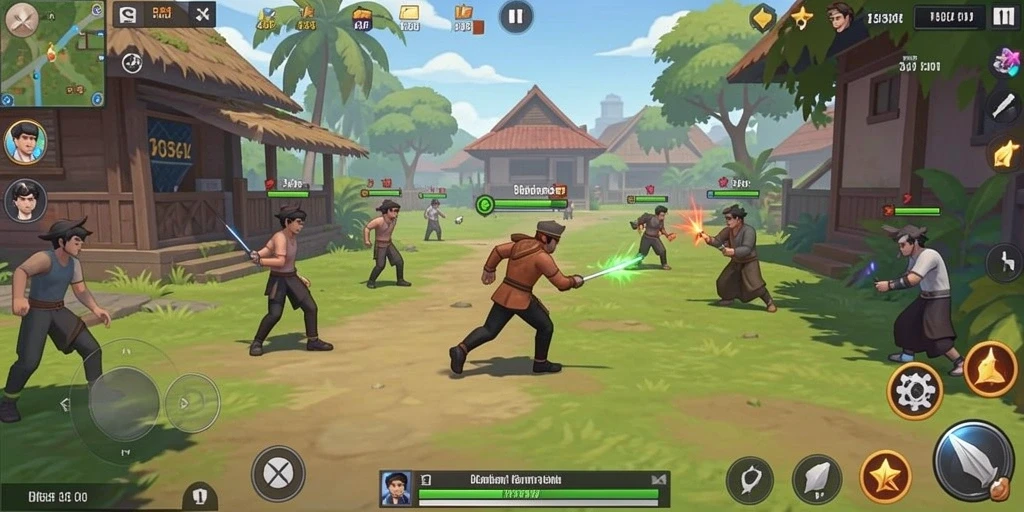 Tampilan awal permainan yang menawan.