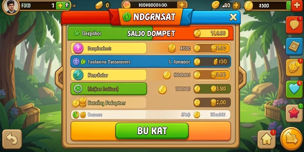 Tampilan awal GACORX menampilkan grafis yang menawan.