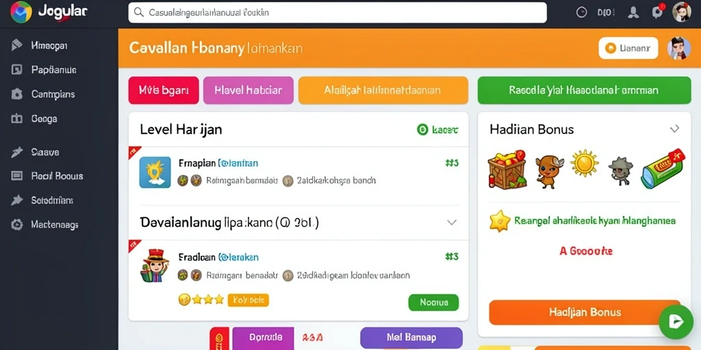 Tampilan antarmuka yang menarik dan user-friendly.